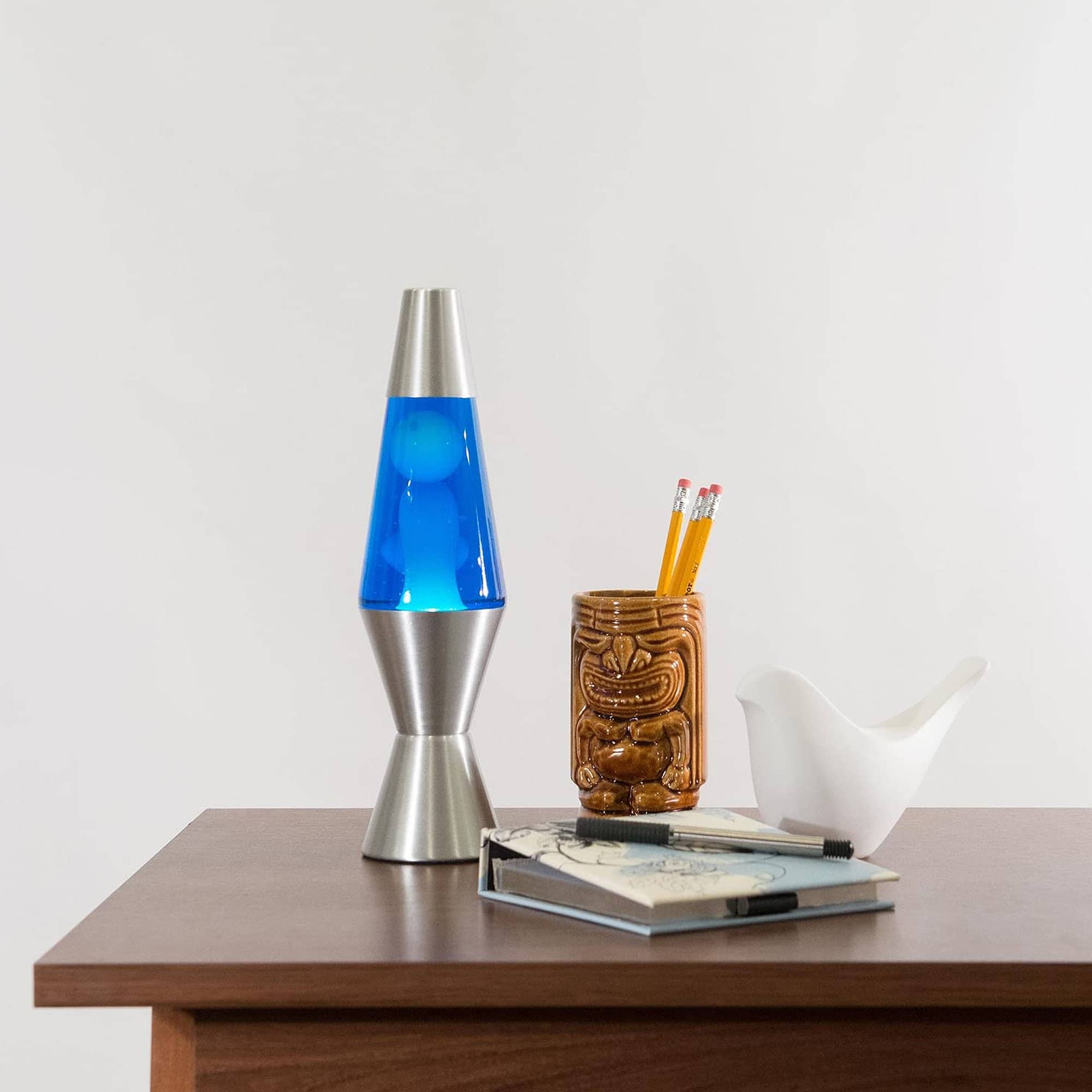 11.5″ LAMP – WHITE/BLUE/SILVER F4
