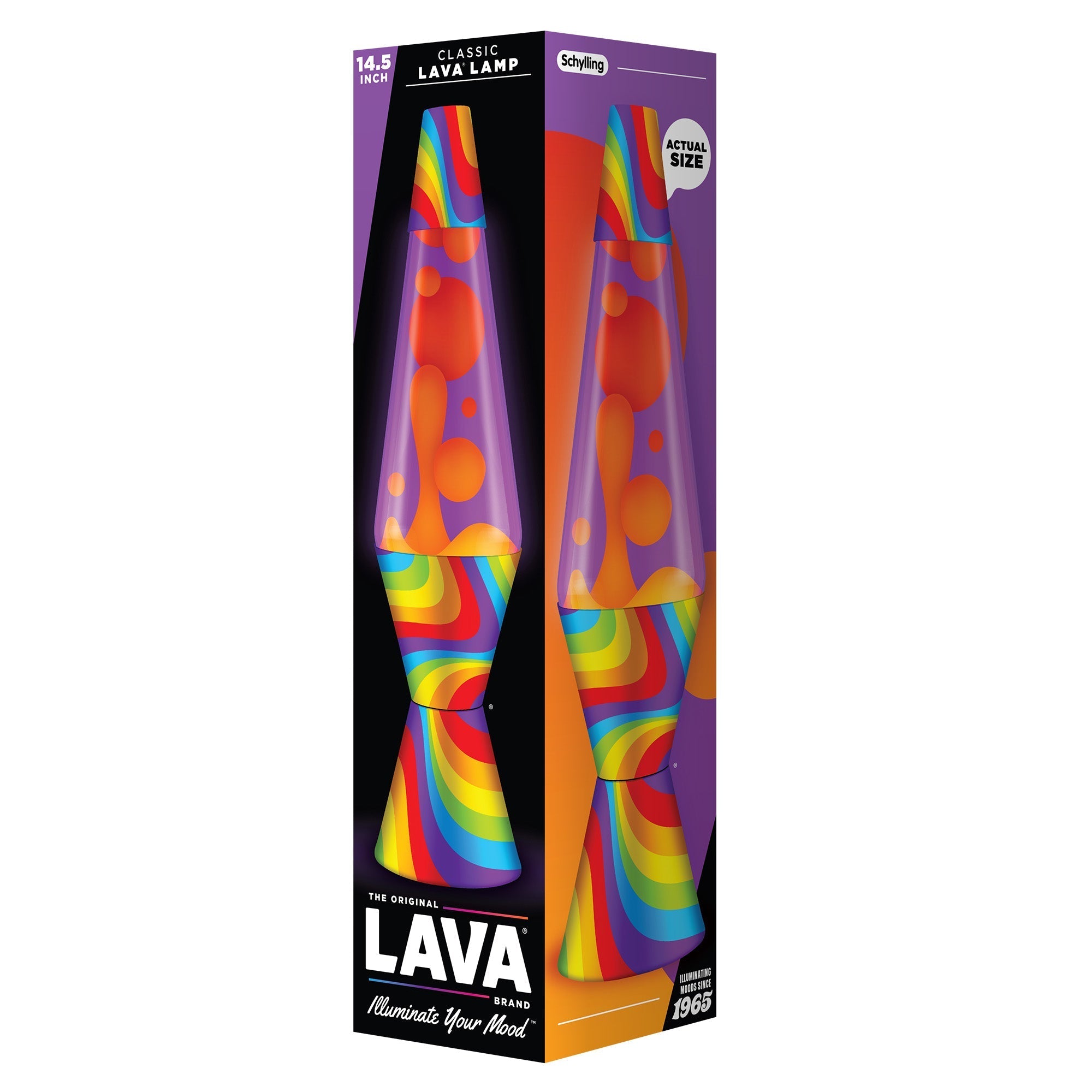 14.5″ LAMP FLOWING COLOR BANDS O7