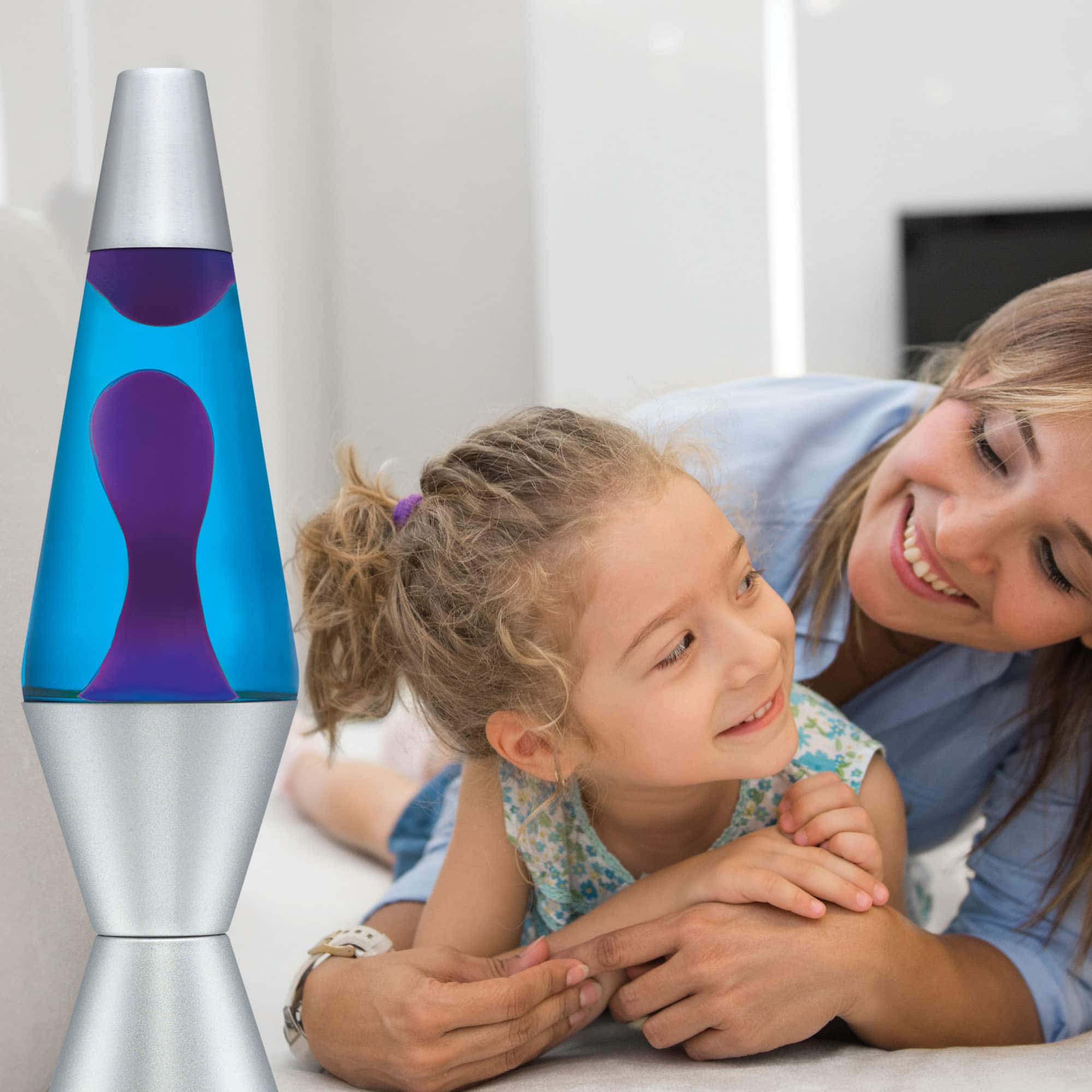 14.5″ LAMP – PURPLE/BLUE/SILVER T0