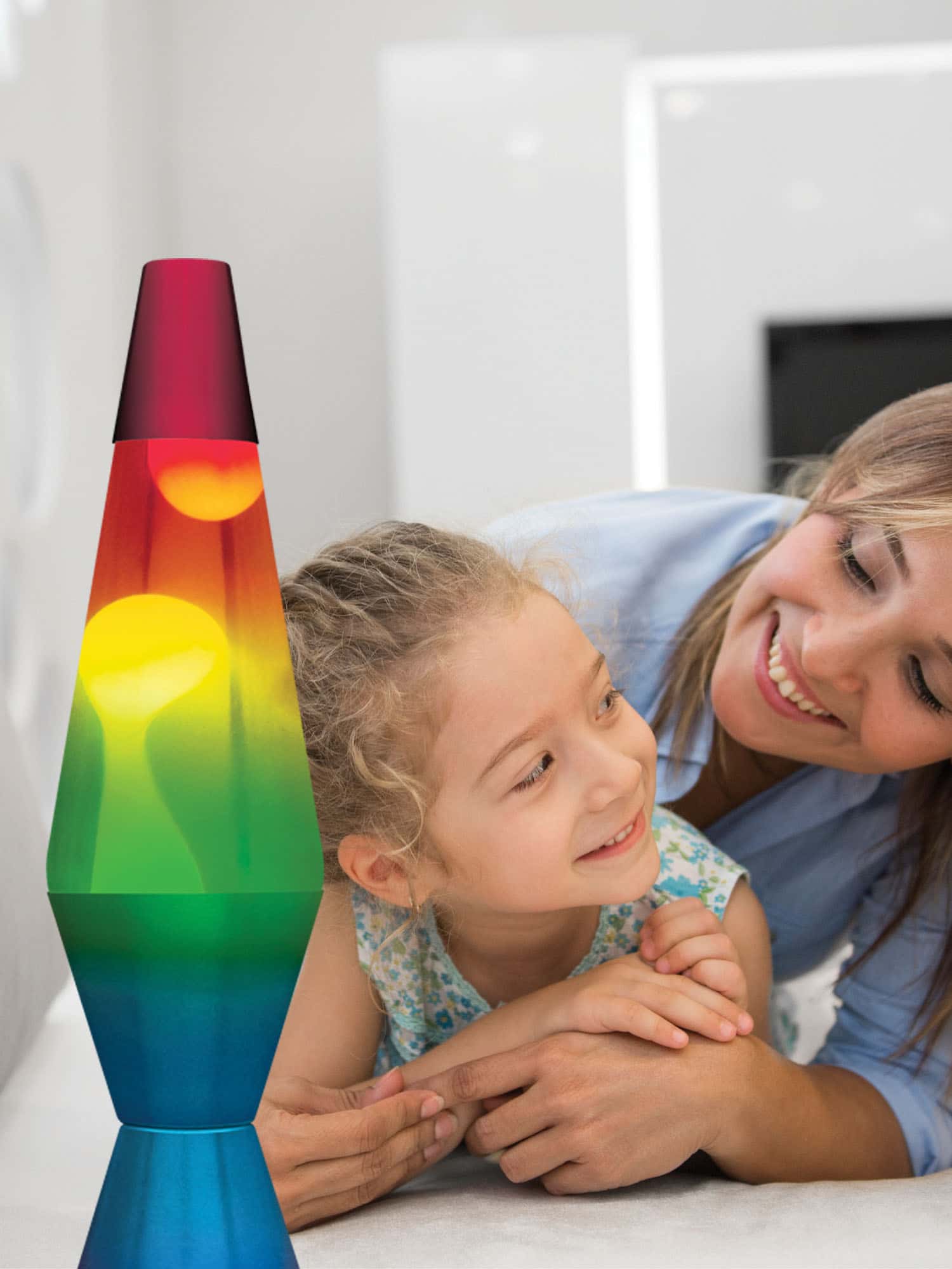 14.5” LAMP RAINBOW – WHITE/CLEAR/TRICOLOR E9
