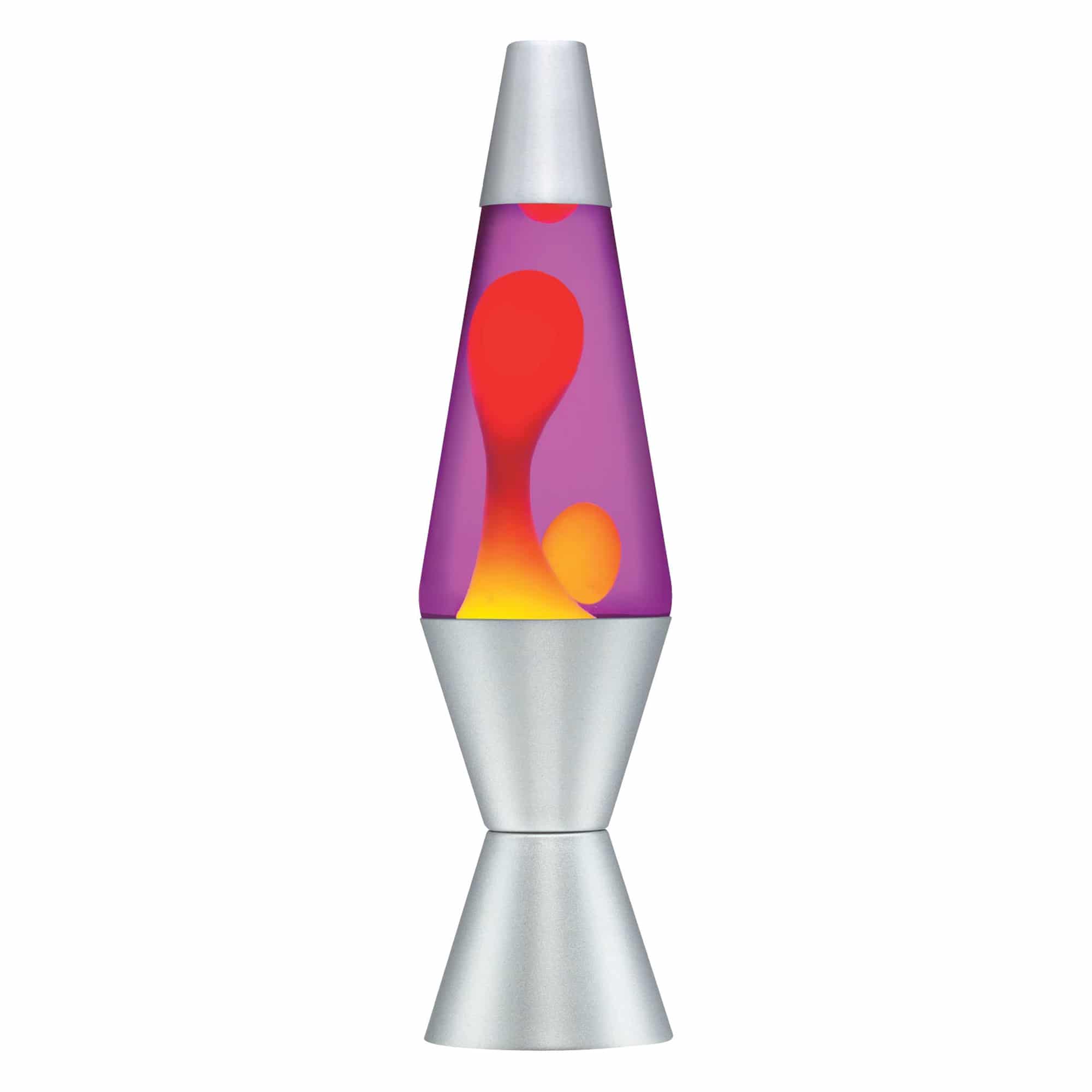 14.5” LAMP – YELLOW/PURPLE/SILVER N4