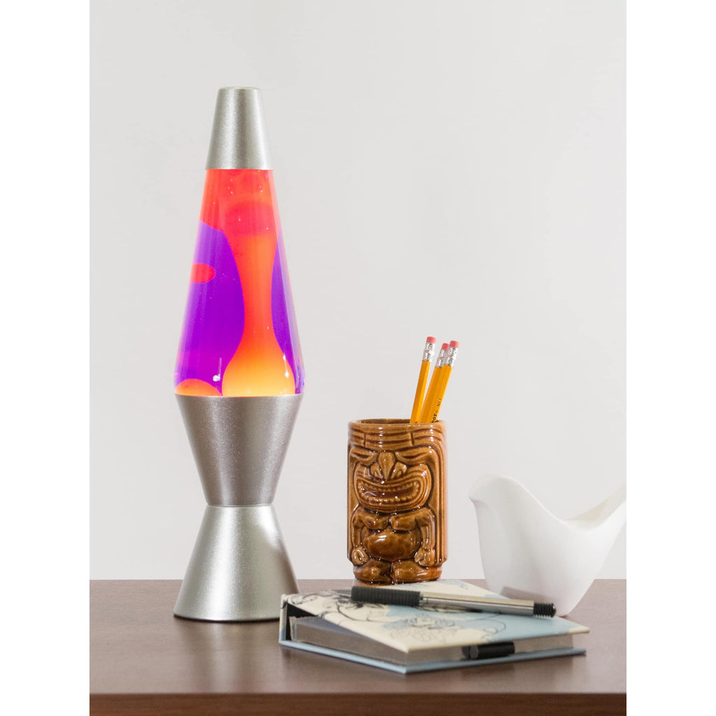 14.5” LAMP – YELLOW/PURPLE/SILVER N4